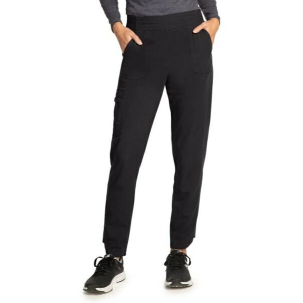Urbane Icon Women S Tapered Leg Scrub Pants Black